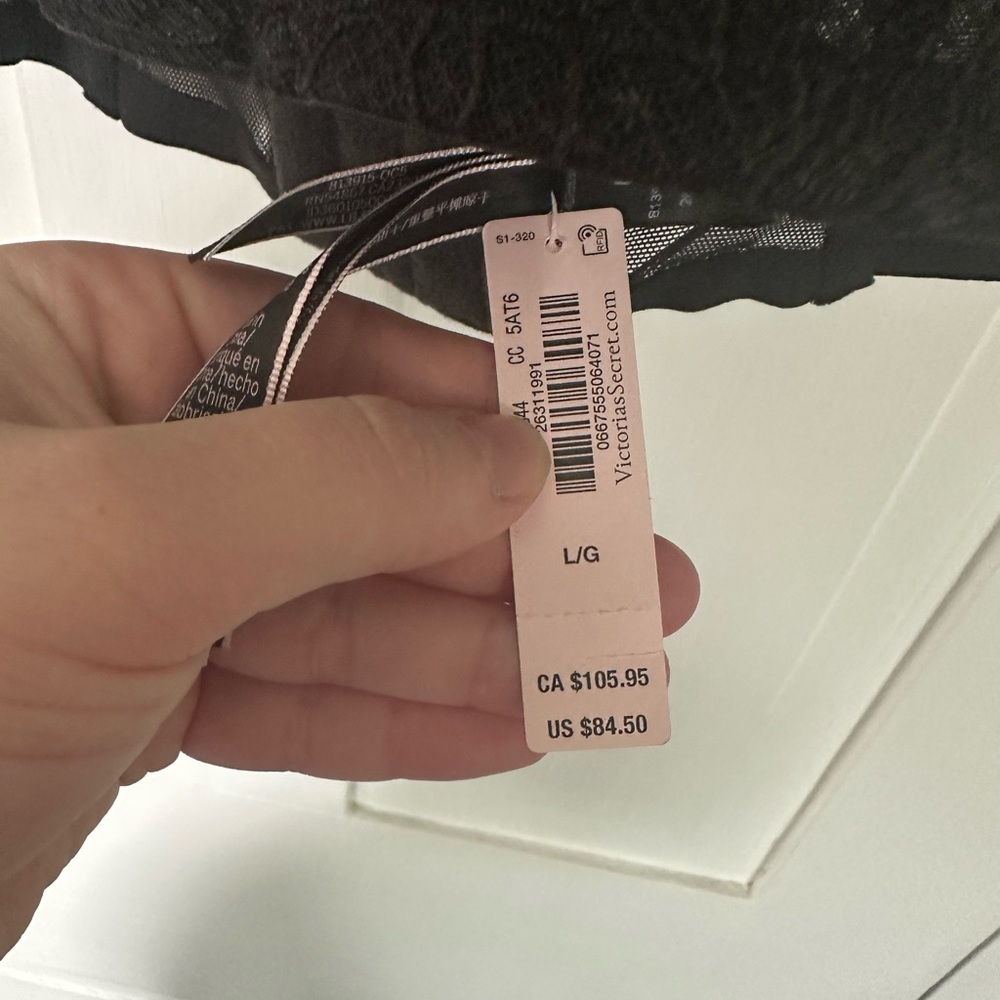 NWT Victorias Secret sheer lace corset bra